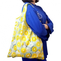 단추 방수형- 장바구니 / 시장 가방 / 에코백