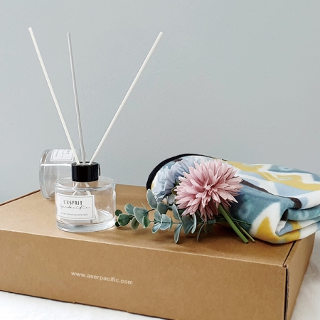 레스쁘리 프리미엄 디퓨저세트D (디퓨저 120ml x 2ea + 플라워 부케 + 무릎담요) #3