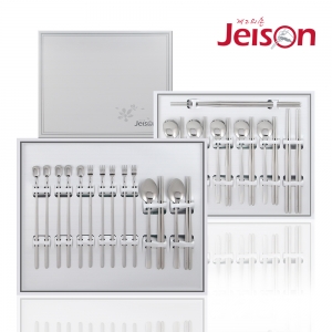 제이손 진공 젓가락 7인 고급 수저 2단 종합 27P 세트 (PL13-14)