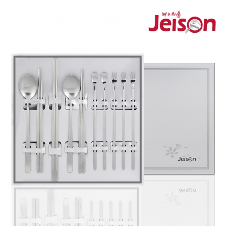 [제이손]R형 수저 2인+두배긴티스픈포크5P (RA5+5) #2