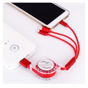 3in1 멀티 충전 릴케이블