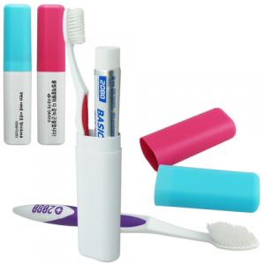 2080 칫솔+2080 치약 50g 타원 케이스 세트