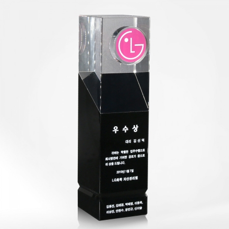 크리스탈상패 우수사원 감사패 퇴직 재직기념패 근속 공로패 제작 art 313 #2