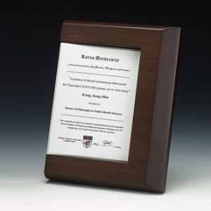 고급프레임 우드 상패 8) 241-3