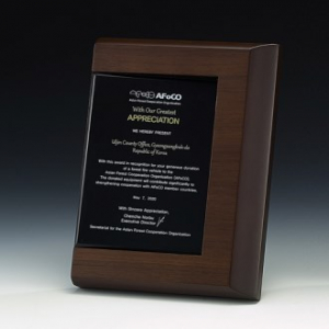 고급프레임 우드 상패 8) 241-2