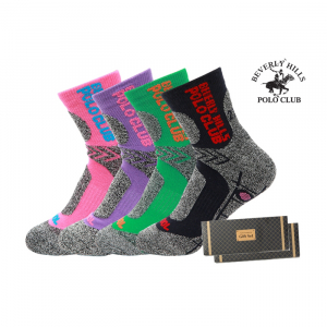 폴로클럽 기능성 중목 등산 양말 (여성)