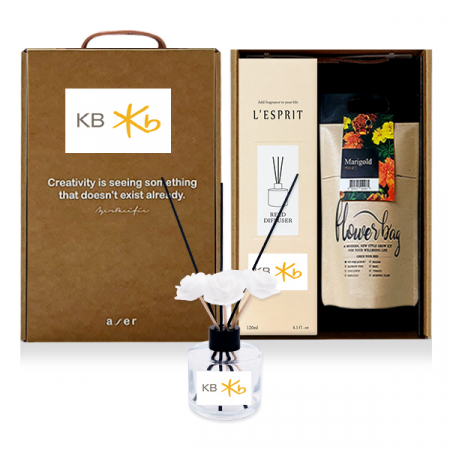 레스쁘리 고급 디퓨저세트 H (디퓨저 (120ml) +플라워백) #3