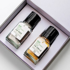 제대로 구운 최상급 소금 글라인더 매직 사각 170ml 베이직 2조세트