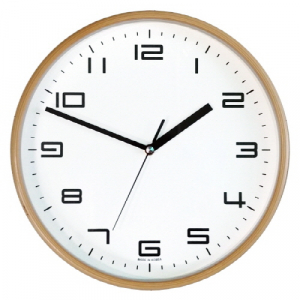 피아- 무소음 원목 벽시계C  255Φ