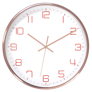 해오름 로즈 알미늄 벽시계 260