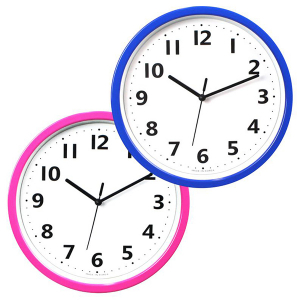 국대 칼라 심플 벽시계 250