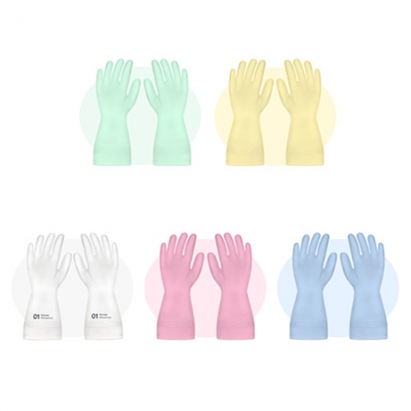 스마트폰 터치 컬러풀 고무장갑 #3