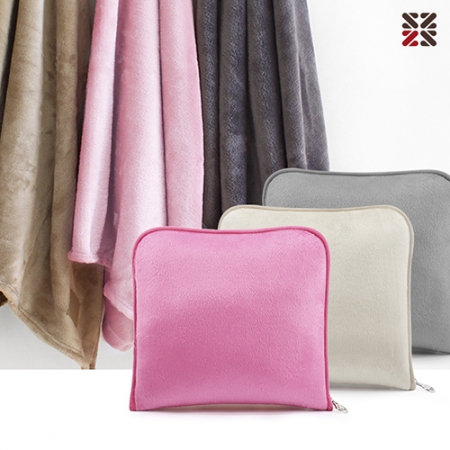 베이직 밍크 쿠션 담요 #2