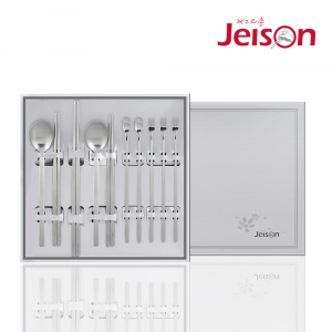 [제이손] 진공 젓가락 2인 수저+두배 긴 티스푼 포크 5P세트 (SSA5+5)