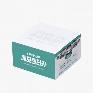 큐브형 점착메모지 측면 칼라 (HS-70-21)