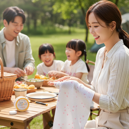 백년소공인 포키롤플러스(4입) 다용도 압축타올 #7