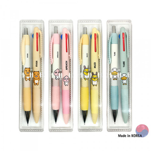 카카오 프렌즈 샤프 + 3색 볼펜세트 2개