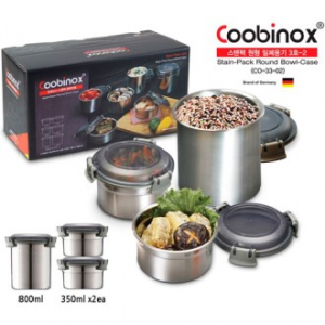 [쿠비녹스] 스텐팩 밀폐용기 3호-2 (CO-33-02)