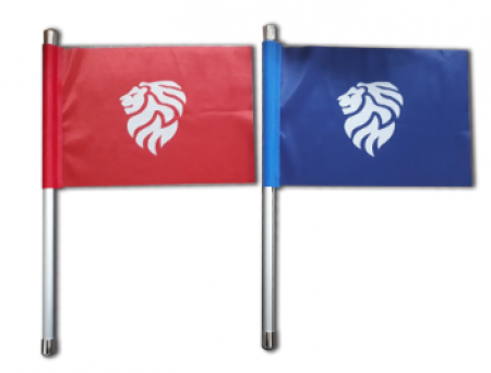 청홍 깃발 주문제작 #3