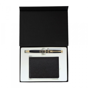 훈민정음 볼펜  천연 소가죽 콤비 명함지갑