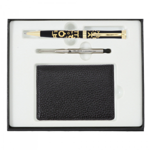 한글 볼펜 리필심 피렌체 콤비 소가죽 명함지갑