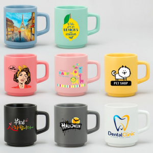 레고 무광 올칼라 머그컵 8색 UV DTF