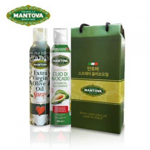 만토바 엑스트라 버진 올리브 오일 스프레이 오리지널 + 아보카도향 올리브 오일 스프레이