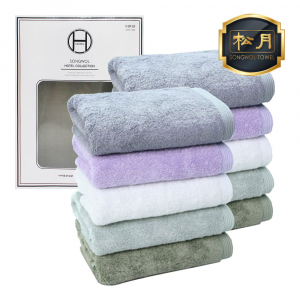 [송월타올] 뱀부얀 40 190g 호텔수건 2P 풀세트