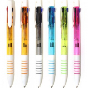 6링 3색 반투명 볼펜