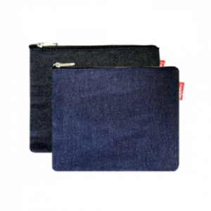 청 무지 캔버스파우치 [PH174]
