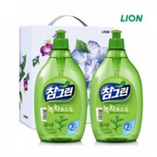 CJ 라이온 참그린 주방세제 500ml 용기 2P (2종)