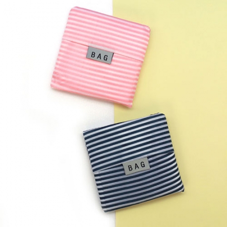 휴대용 접이식 장바구니 스트라이프 #2