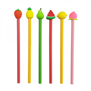 과일 캐릭터 연필