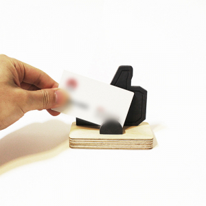 자작나무 좋아요 원목 명함꽂이