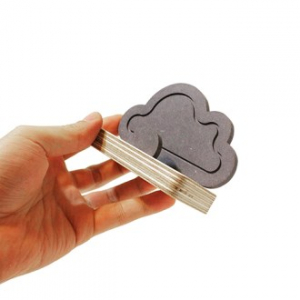 자작나무 구름 원목 명함꽂이