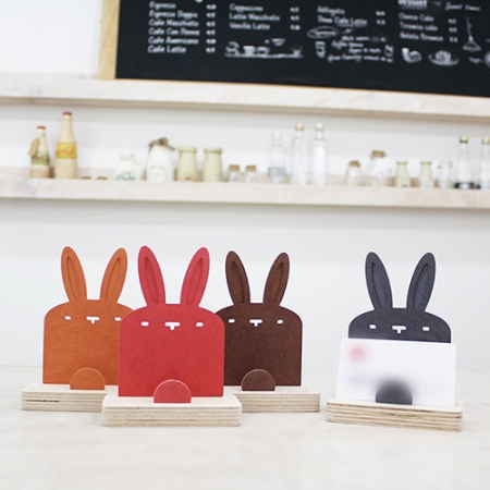 자작나무 토끼 원목 명함꽂이 #2