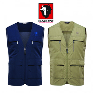 블랙야크 등산 낚시 작업 안전 망사 조끼