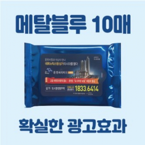 빅라벨 블루 메탈 10매