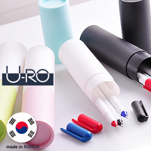 유로 화이트 1.0mm 바닐라 원통 케이스 // 국산