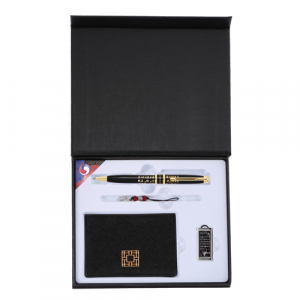 훈민정음 볼펜 + 완자문 소가죽 명함지갑 + 훈민정음 자개 USB