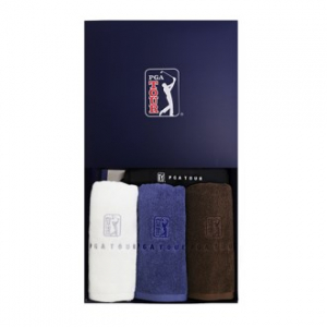 PGA 3단 수동 무지 우산 + 150g 타올 3P세트 (미니)