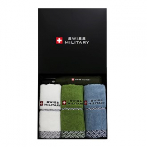 스위스밀리터리 3단 7K 완전자동 무지 우산 + 160g 타올 3P세트 (미니)