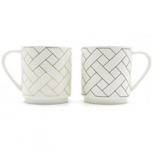 [금박] 유광 트위스트 머그 (2color)