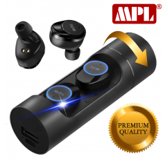프리미엄 블루투스5.0 듀얼 이어폰 MPL-S60 130시간 한국어 지원