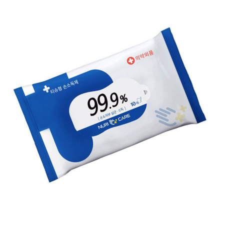 누리 케어 손소독 티슈 10매 #2
