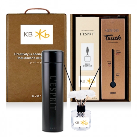 레스쁘리 고급 디퓨저 세트 K 디퓨저120ml + 제네시스 터치 온도계 텀블러 500ml #3