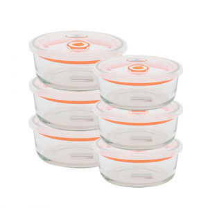 영국R 글라스쿡 원형 밀폐용기 중형, 소혈 6조