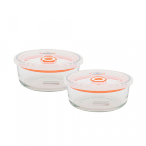 영국R 글라스쿡 원형 밀페용기 중형 2조