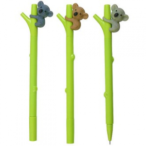 대나무 코알라 니들 볼펜 0.7mm