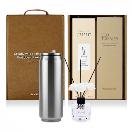 레스쁘리 고급 디퓨저 세트 M (디퓨저120ml + 캔 텀블러 500ml) #2